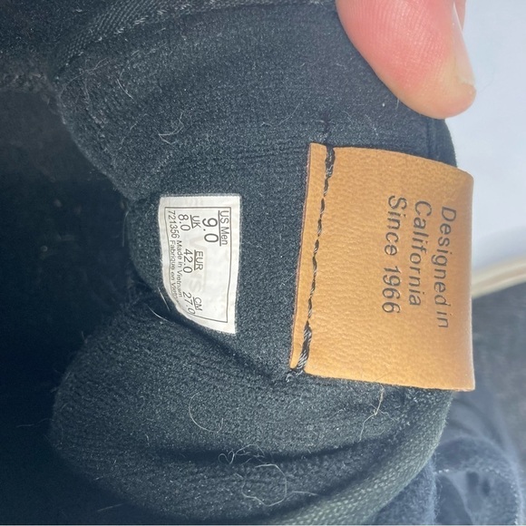 Vans Men’s Hightop trainers dark gray size 9 - Picture 6 of 7